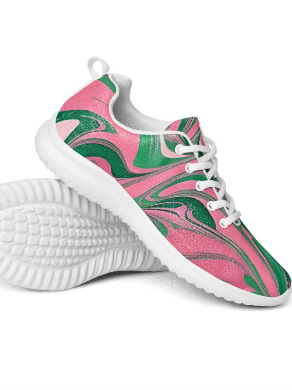 Women's Oh So Pretty Pink & Green Painted Athletic Kicks product image (6)