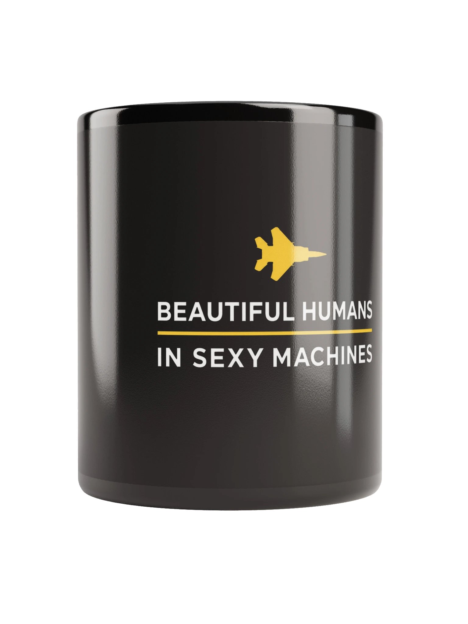 Beautiful Humans in Sexy Machines Black Mug product image (2)