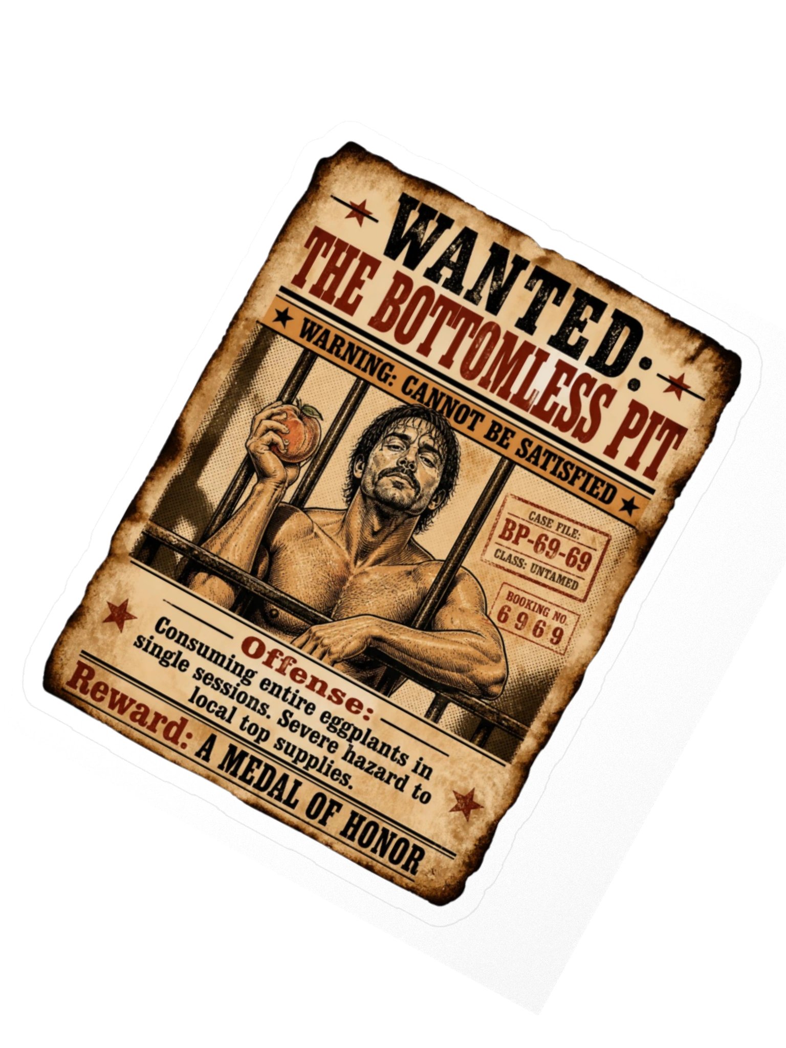 Wanted: The Bottomless Pit Kiss Cut Sticker product image (4)