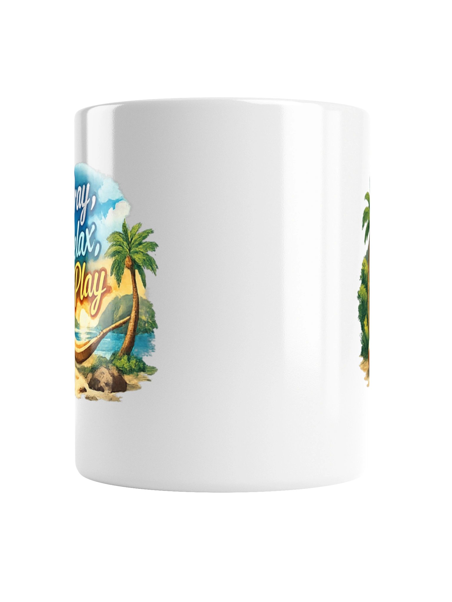 Pray, Relax & Play Tropical Coffee Mug product image (4)