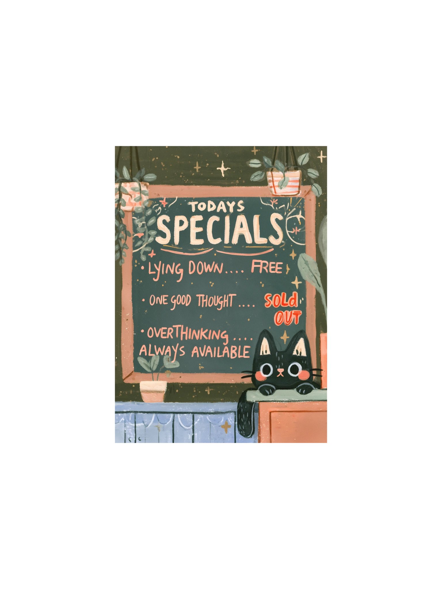 Today’s Specials: Overthinking Always Available Poster product image (1)