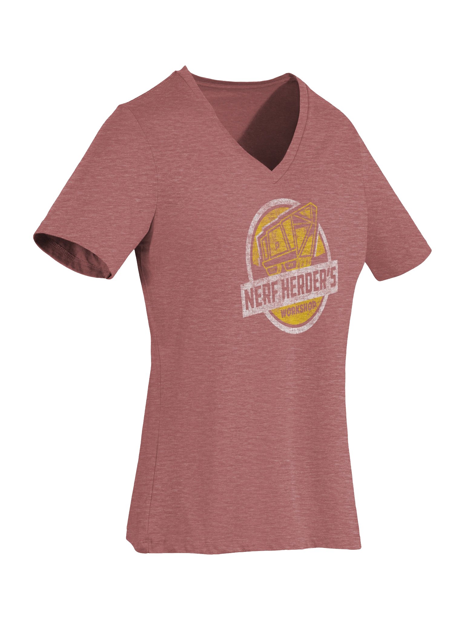 Nerf Herder's The Women’s Relaxed V-Neck T-Shirt w/ Cat's Paw product image (4)