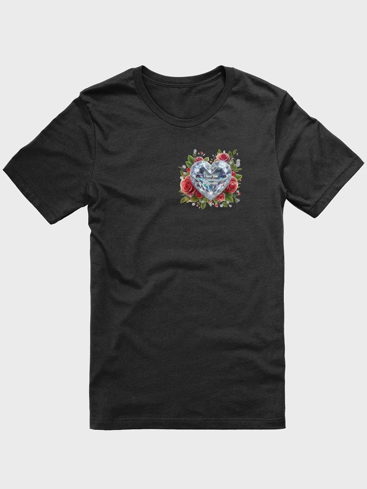 Grandparents Love Crystal Heart T-Shirt product image (4)