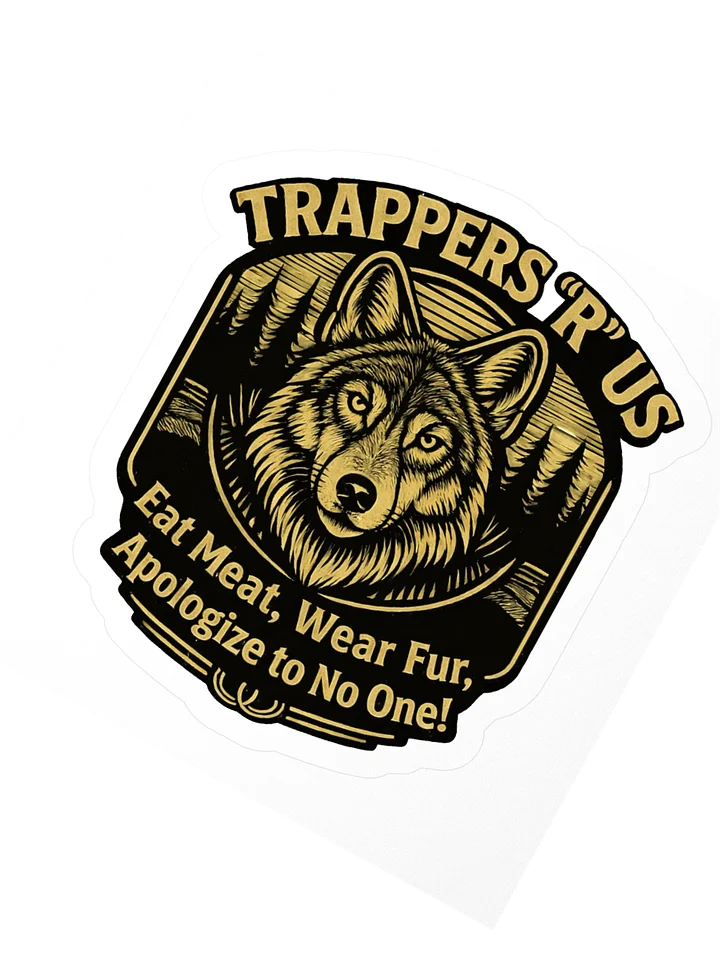 TRUS Eat Meat Coyote Sticker product image (4)