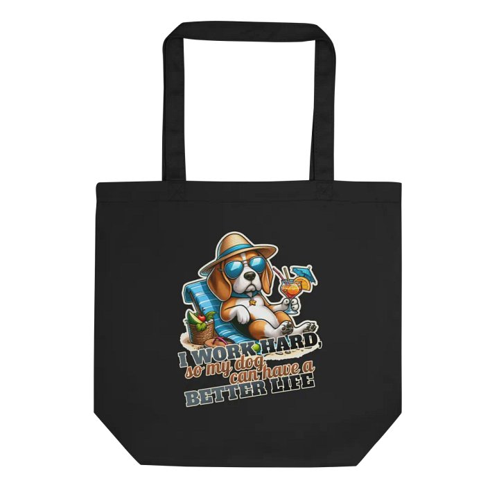 Work Hard - Beagle Beach - Tote Bag product image (1)
