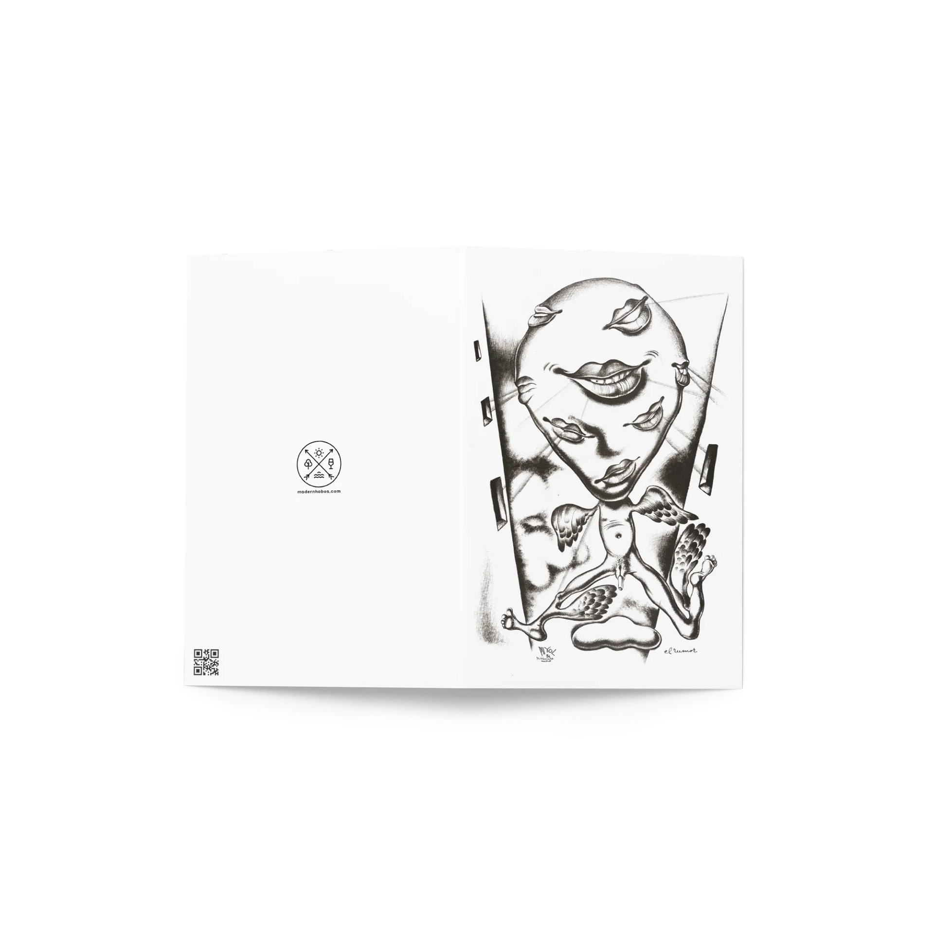 The Rumor Blank Greeting Card product image (3)