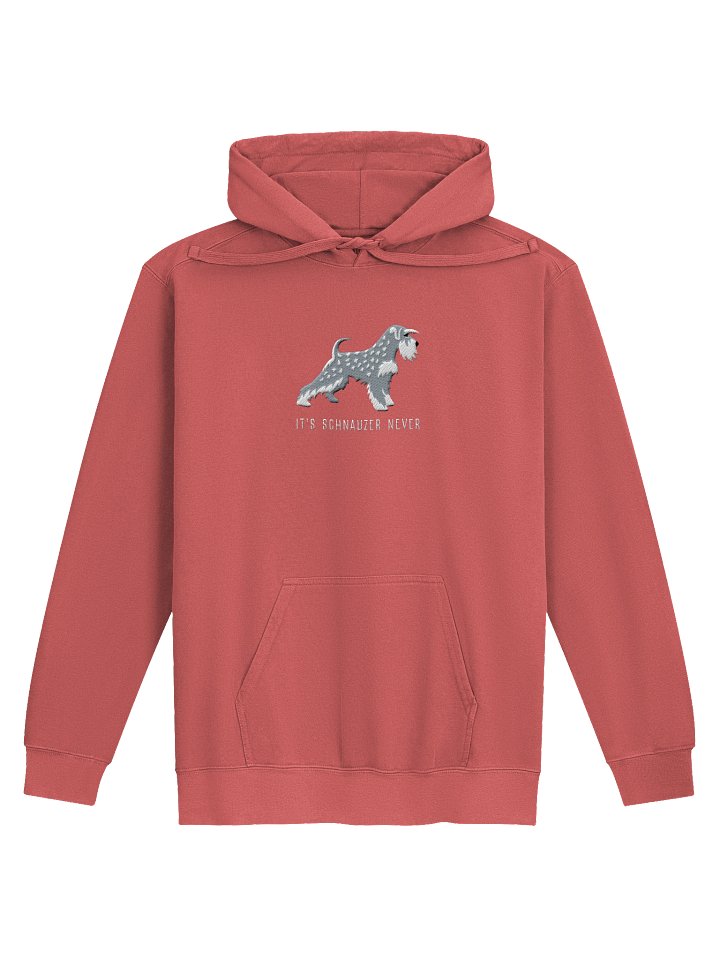 It's Schnauzer Never Premium Hoodie (Embroidered) of a Miniature Schnauzer(Salt & Pepper) product image (21)