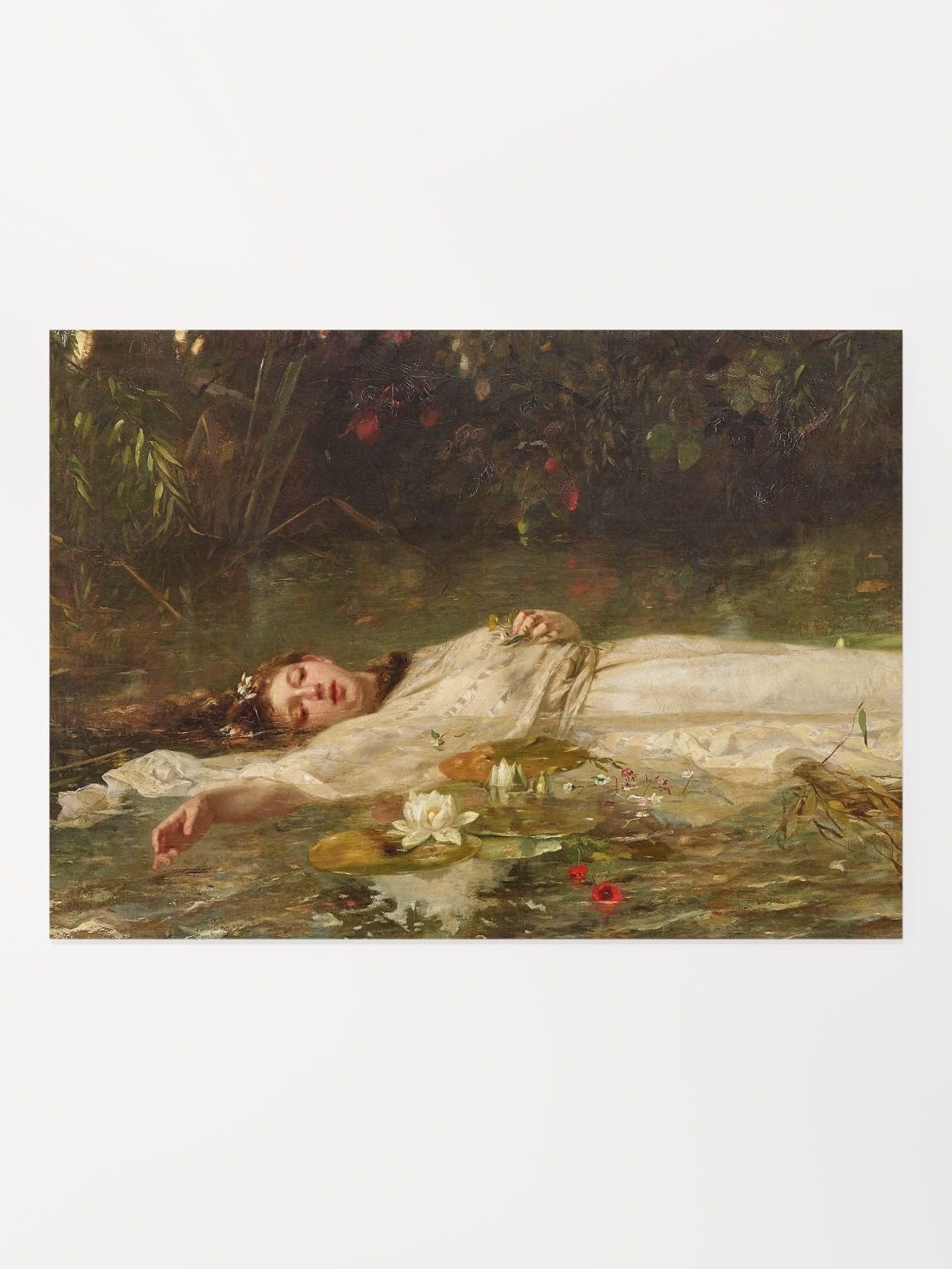 ''Ophelia'' by Friedrich Wilhelm Theodor Heyser Poster product image (5)