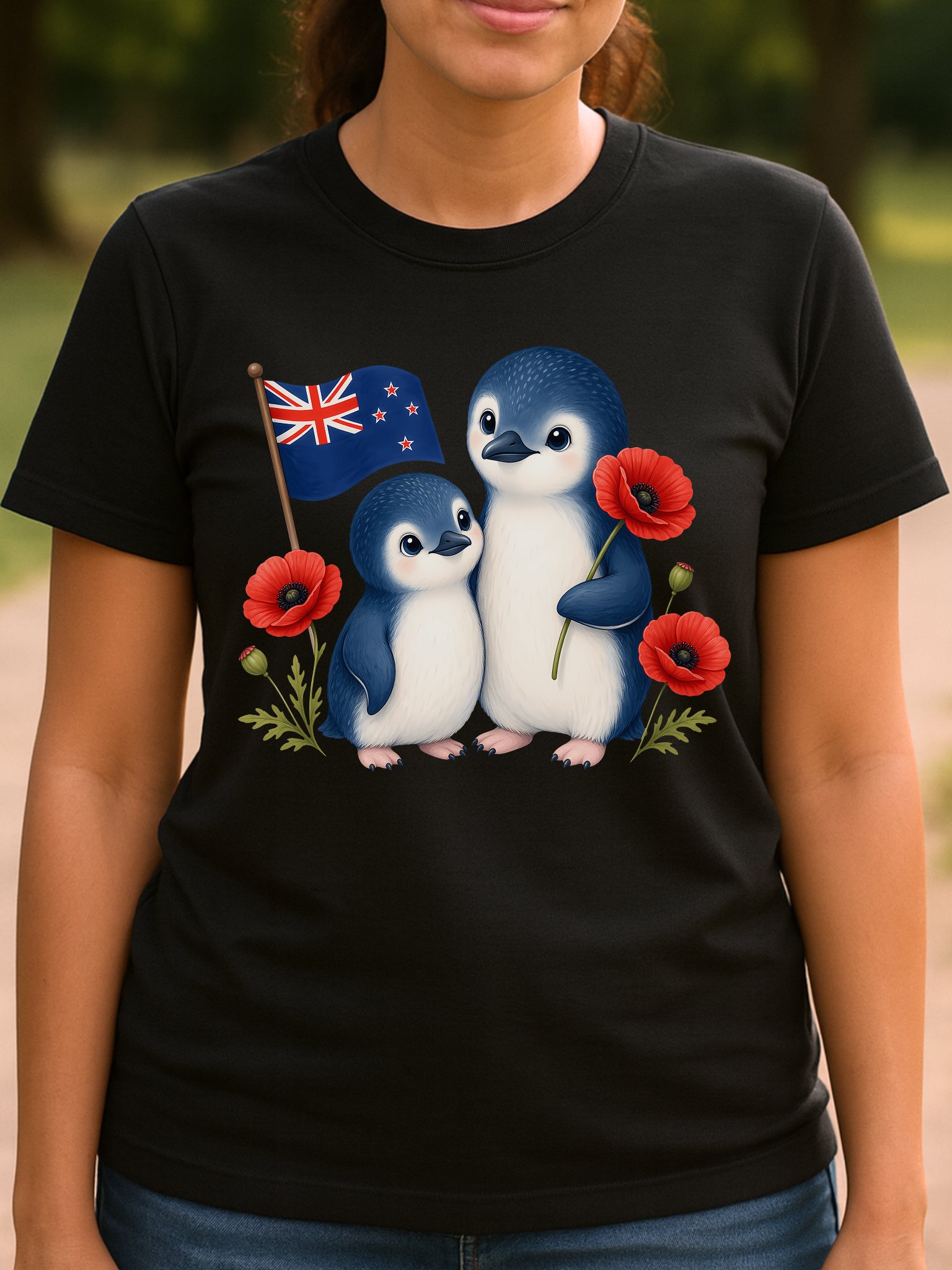Little Penguins Remember – ANZAC Day Wildlife Digital Print product image (2)