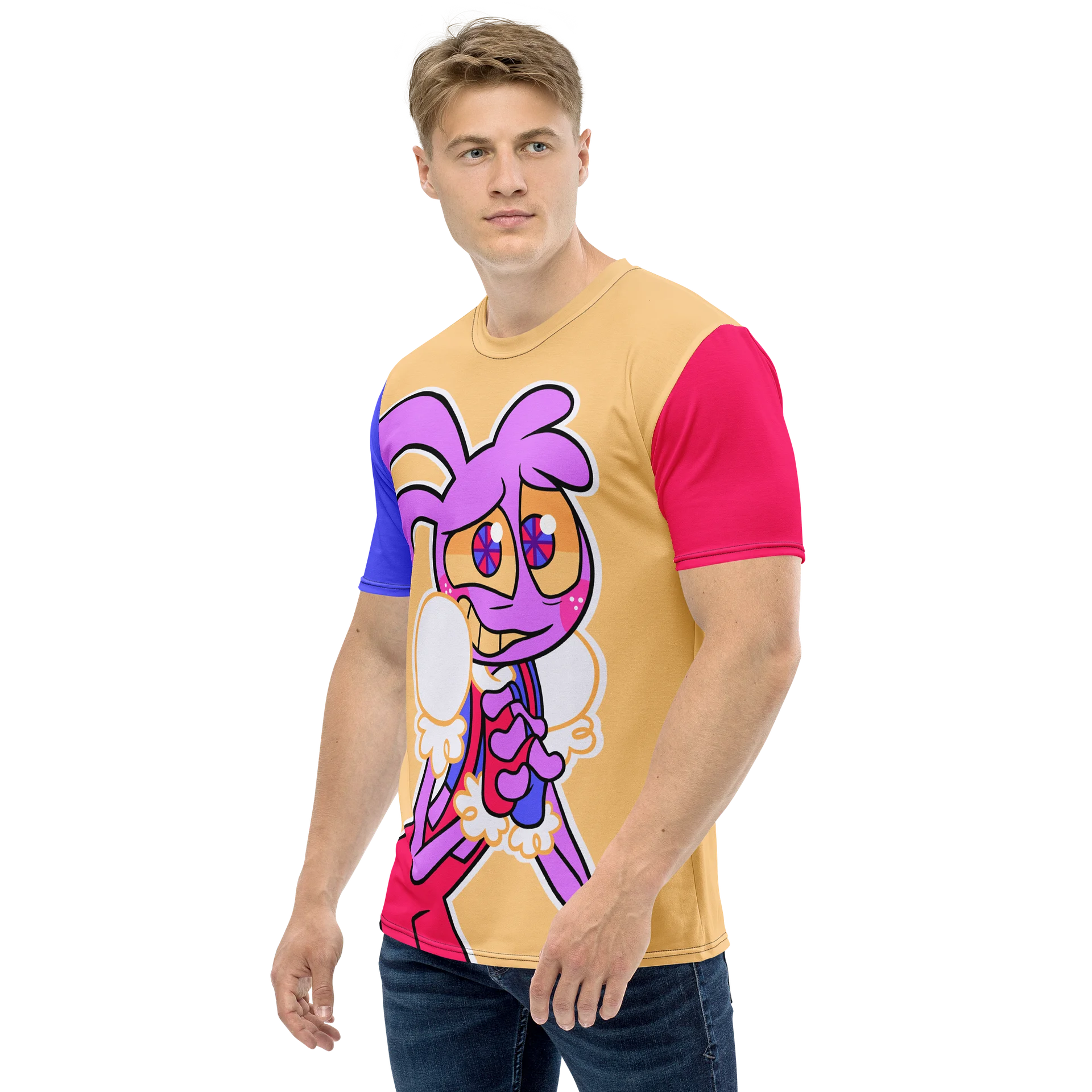 Jammi All Over! Tee (Red/Blue) product image (3)