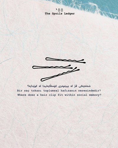 Bir saç tokası toplumsal hafızanın neresindedir?

Where does a hair clip fit within social memory?