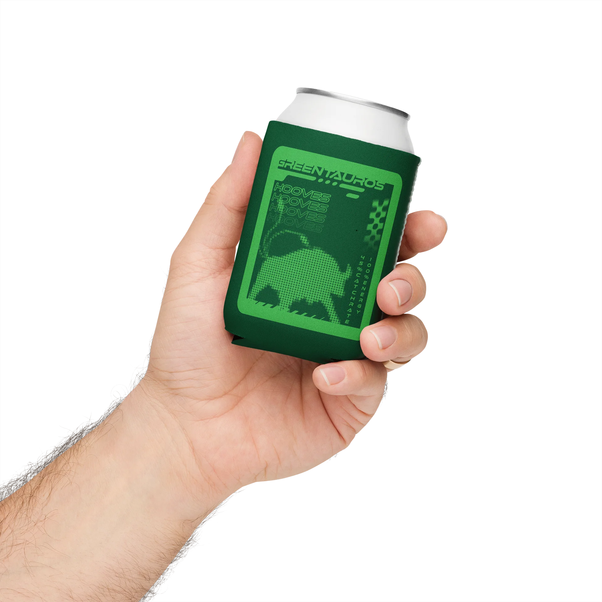 Green Tauros Coozie product image (3)