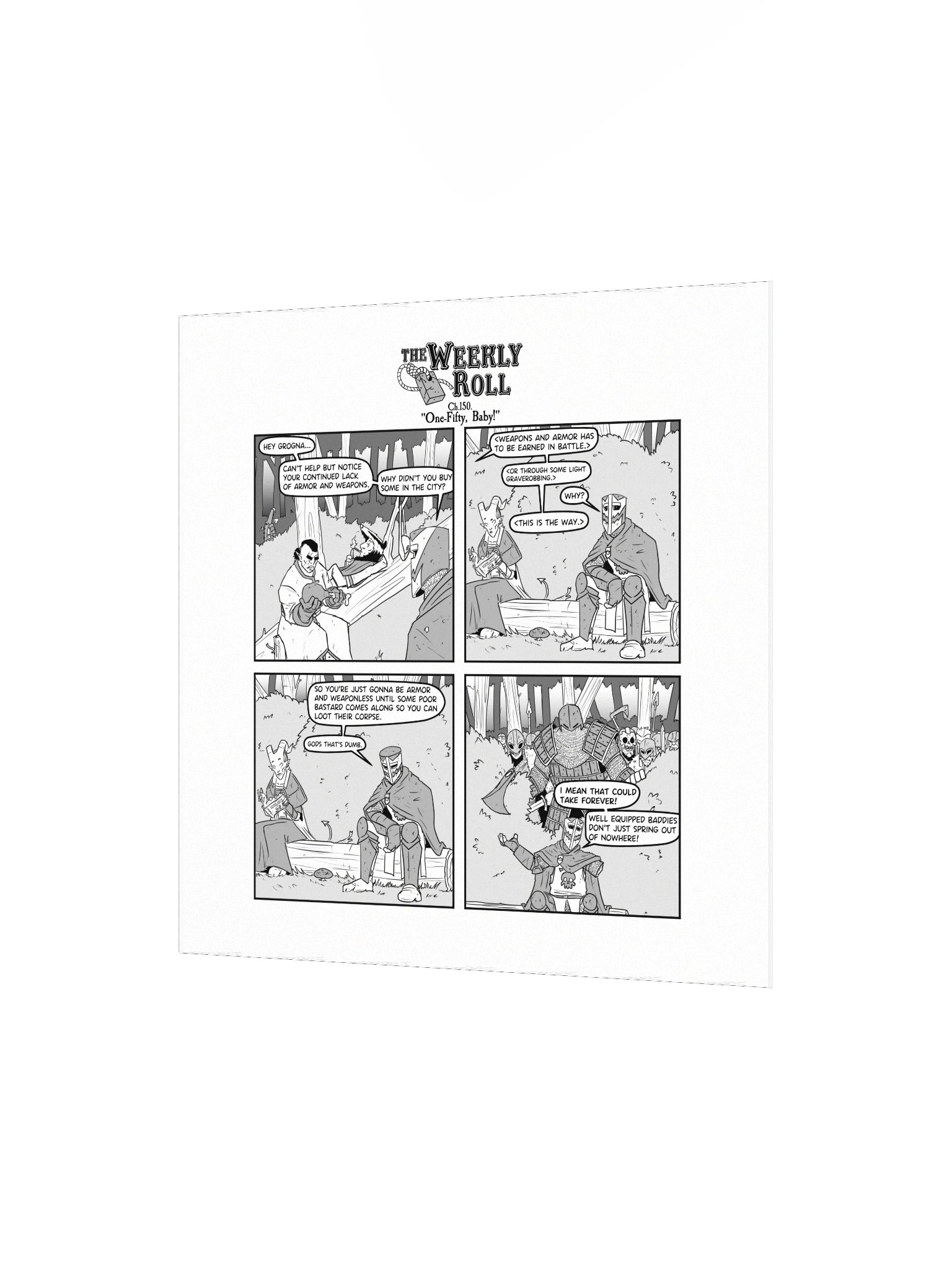 The Weekly Roll Ch. 150. Print Square product image (6)