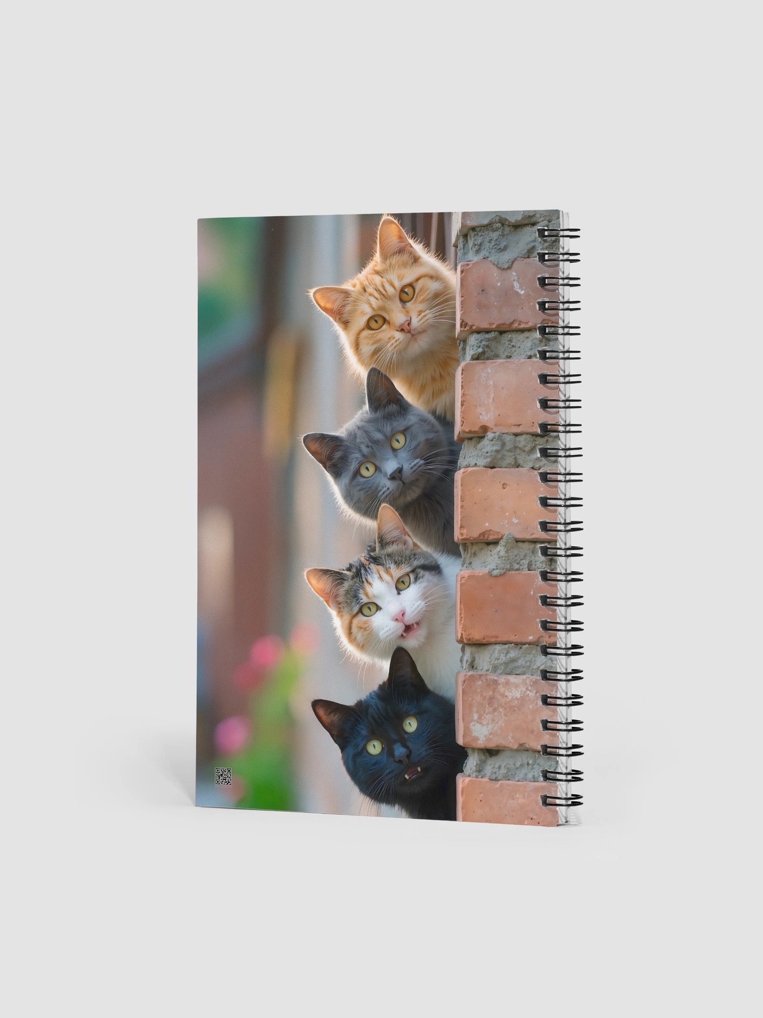 Peekaboo Cats Spiral Notebook product image (2)