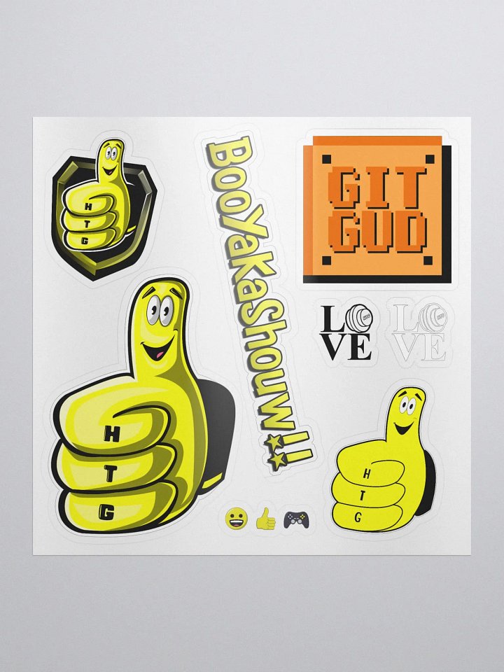 HTG Variety Sticker Pack (8 Stickers) product image (1)