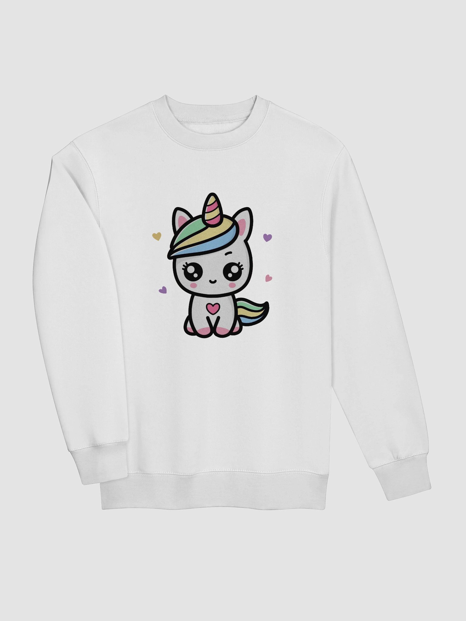 Rainbow Unicorn Crewneck Sweatshirt product image (7)