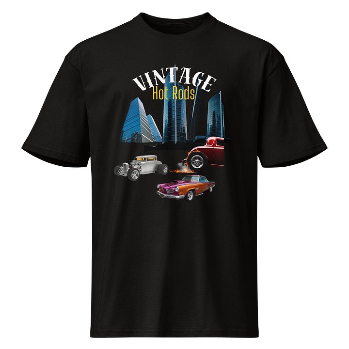 Vintage Hot Rods BLK Tee product image (1)
