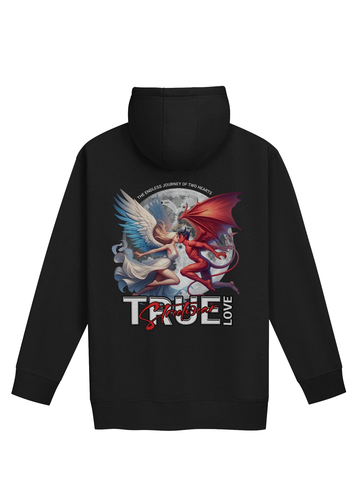 Trendy Streetwear True Love Graphic Hoodie for Urban Fashion product image (2)