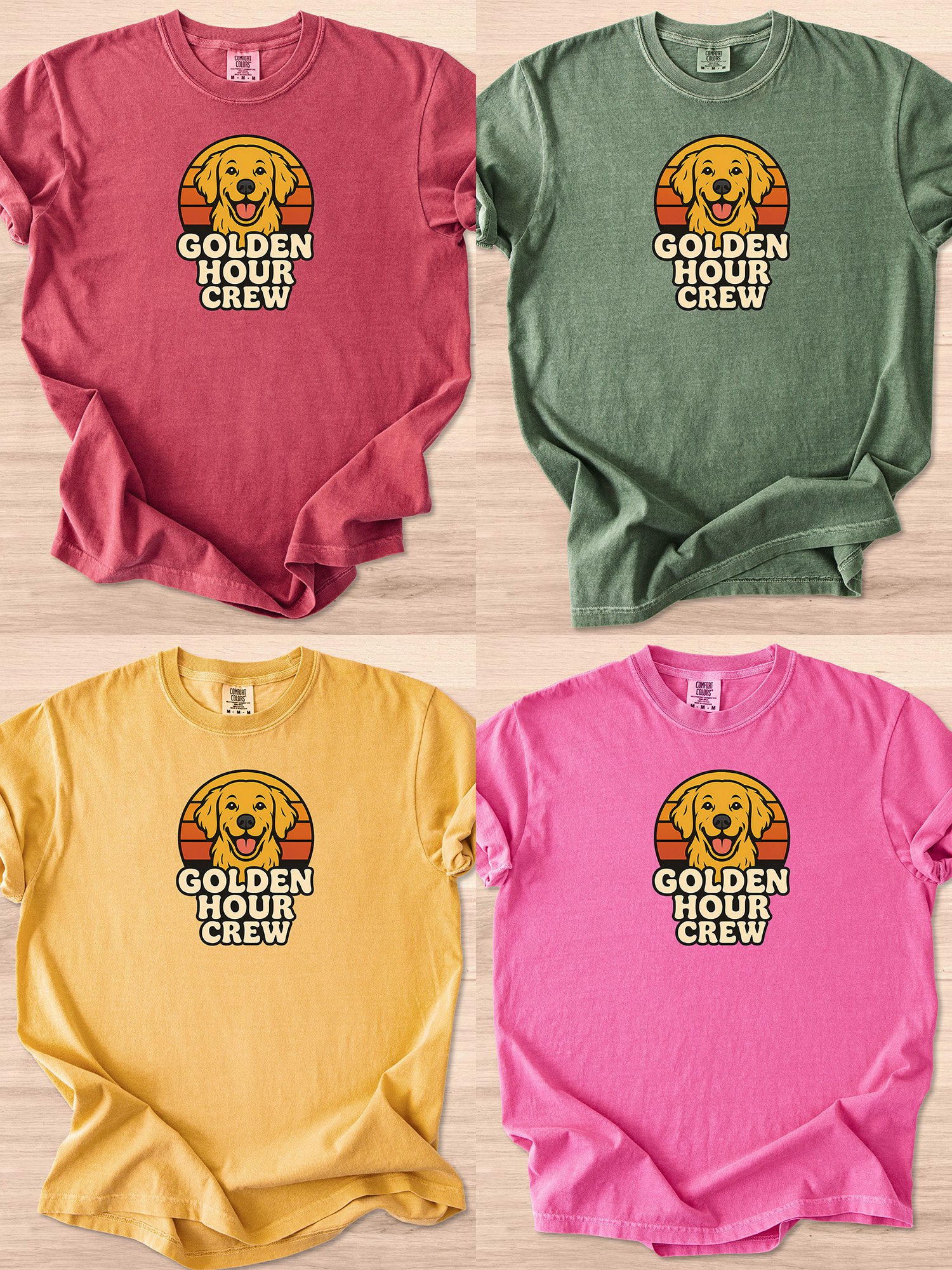 Golden Hour Crew (Golden Retriever) Tee product image (41)