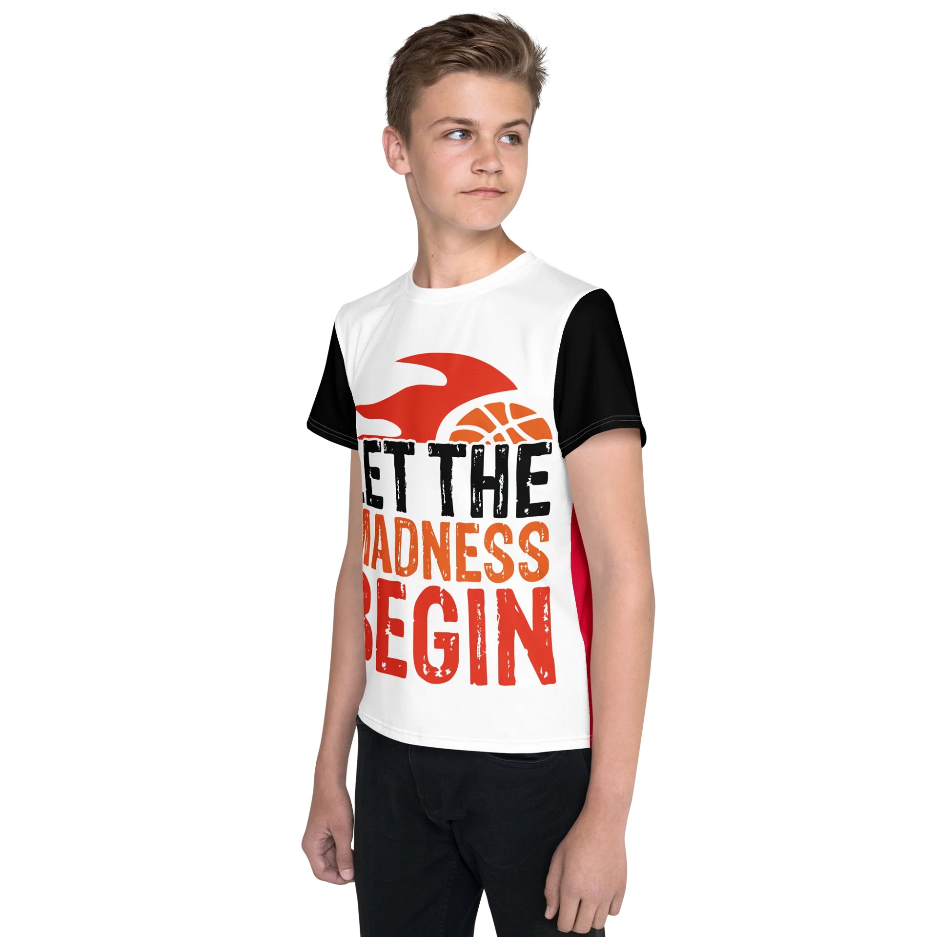 Let the Madness Begin – Youth Basketball T-Shirt product image (3)