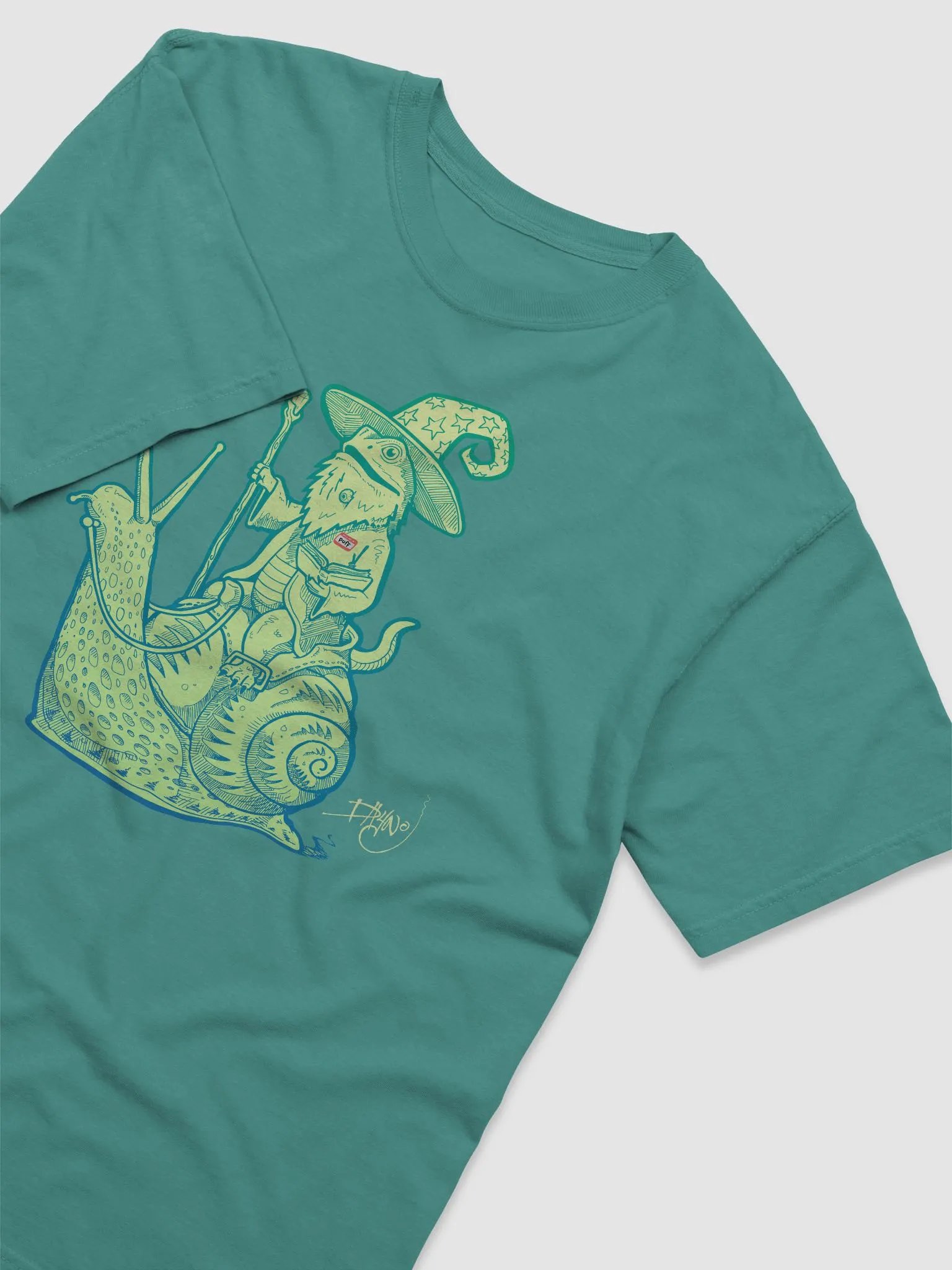 Three-Eyed Wizard Lizard Tee product image (3)