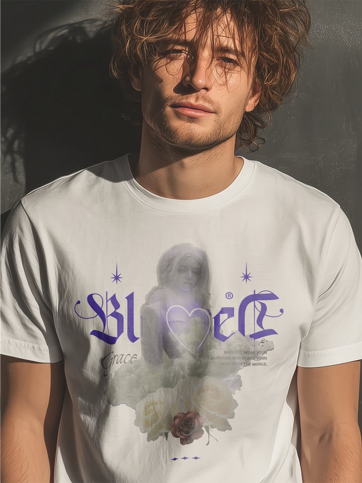 Ethereal Neon Heart T Shirt Gothic Fantasy Graphic product image (1)