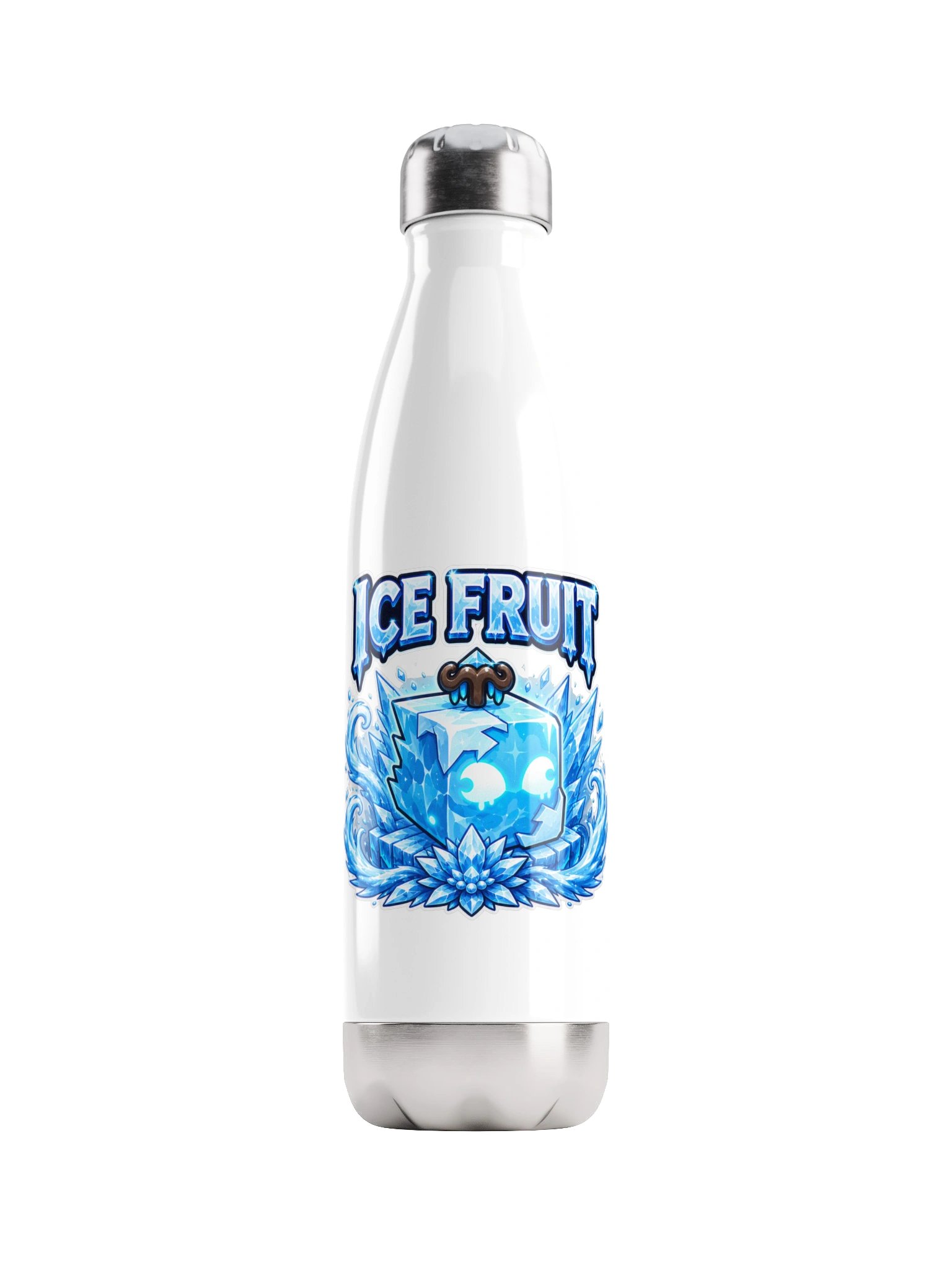 Ice Fruit Blox Fruits Gamer Stainless Steel Water Bottle Gift For Kids product image (1)