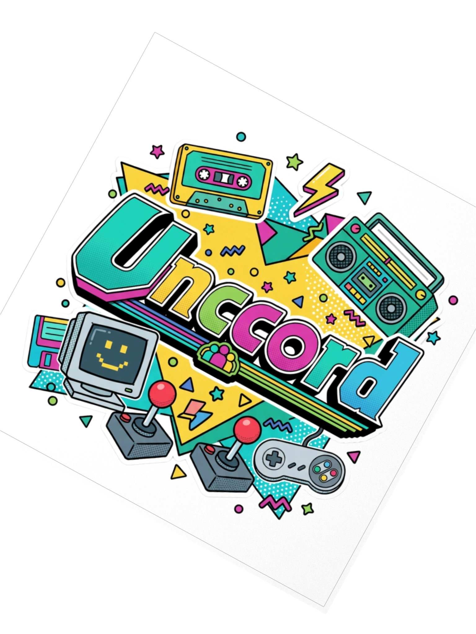 Uncord Retro Gaming Sticker product image (4)