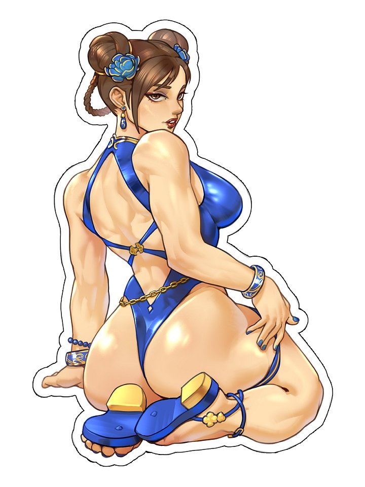 Summer Chun-Li Sticker product image (1)