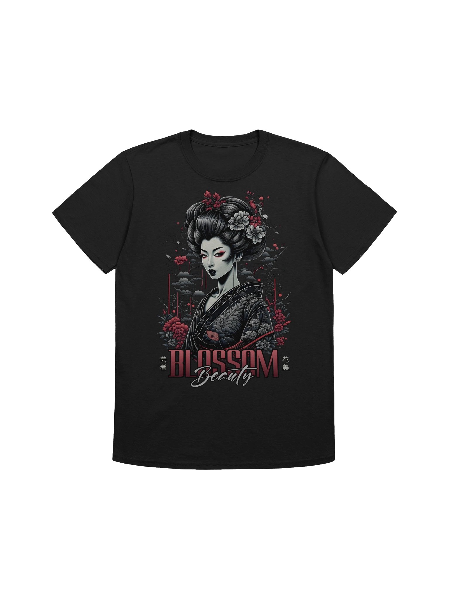 Blossom Beauty Geisha T-Shirt - Gildan Softstyle product image (1)