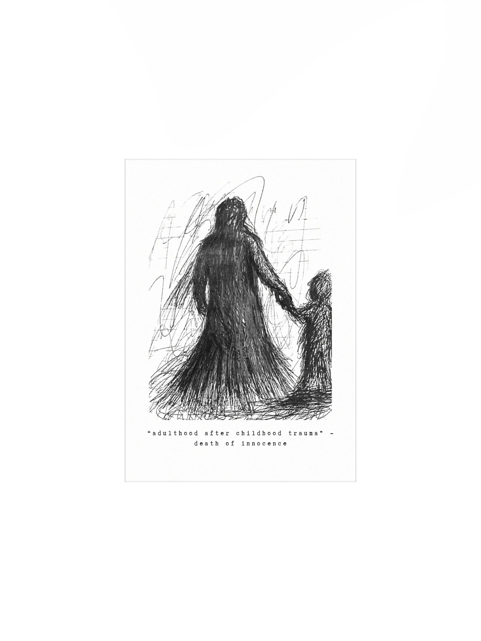 adulthood after childhood trauma print product image (1)