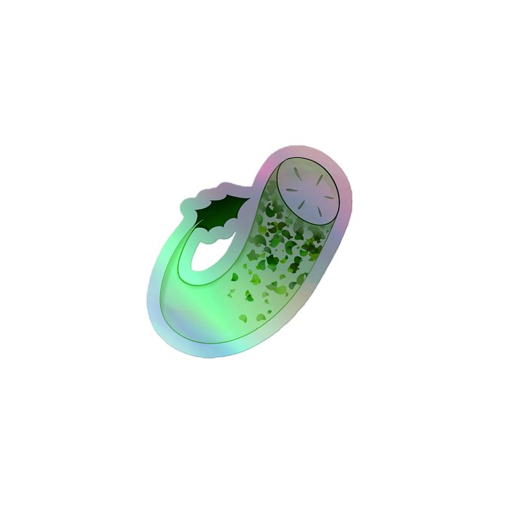 "The Ever-Delicious Tail" Holographic Sticker product image (1)