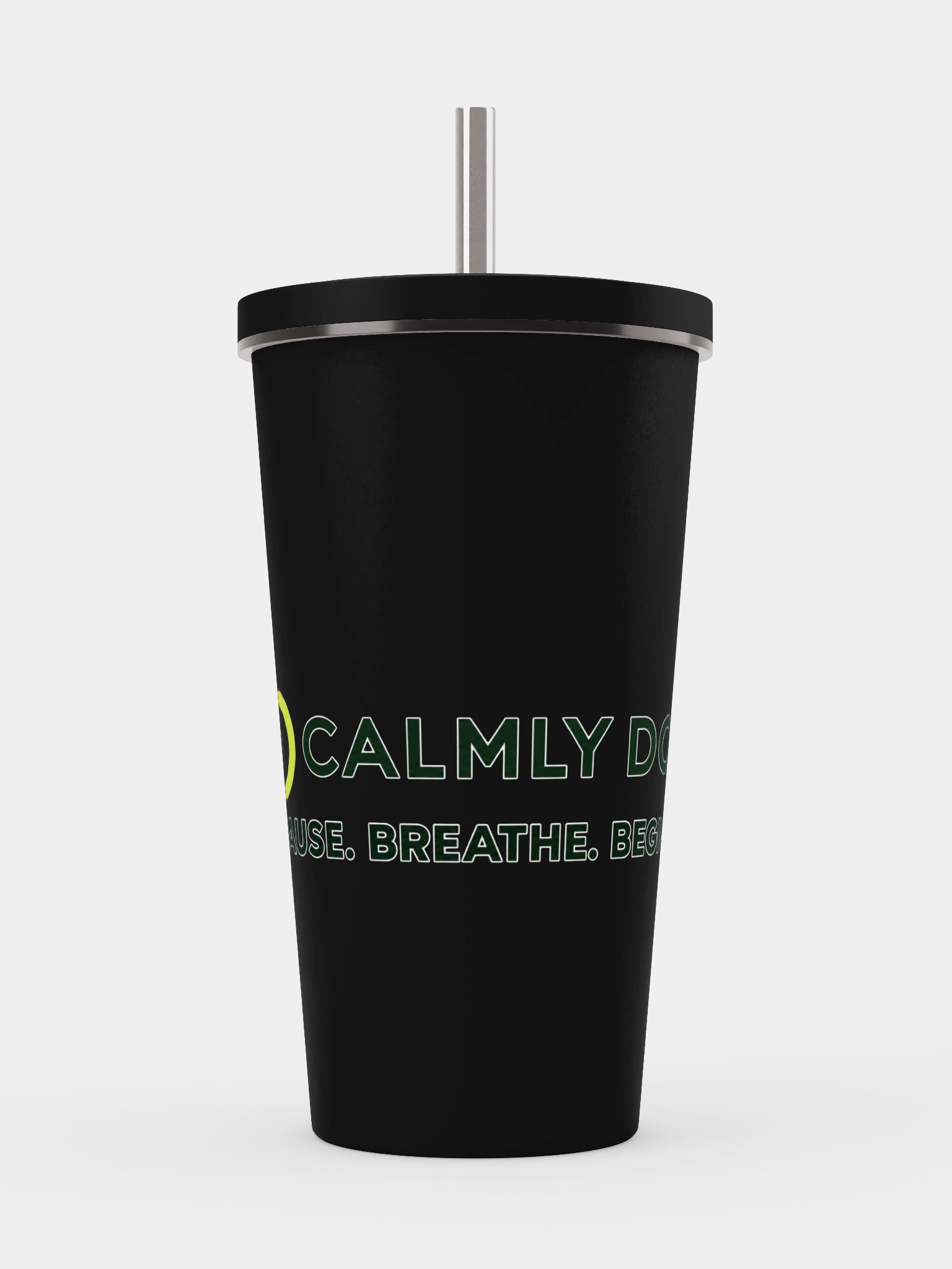 Pause. Breathe. Begin. Insulated Tumbler product image (1)