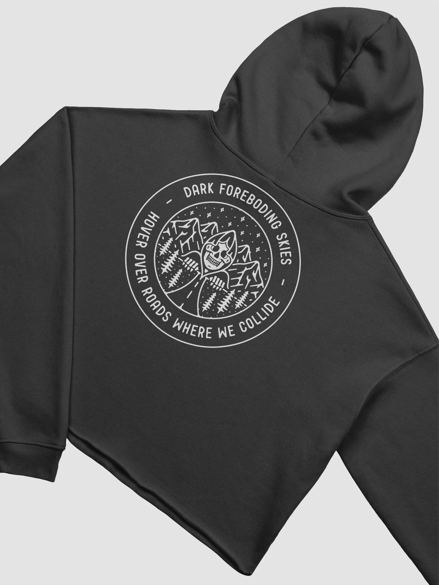 Skull Mountain Cropped Hoodie product image (16)