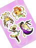 Oops! All YELLOW Magical Girls Sticker Sheet