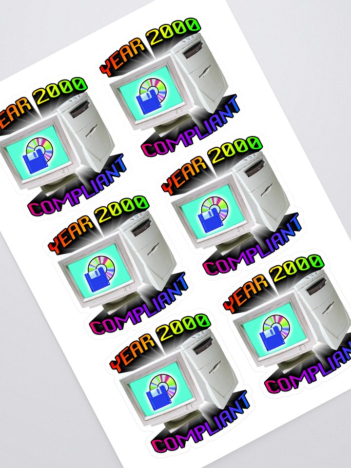 y2k compliant sticker sheet product image (1)