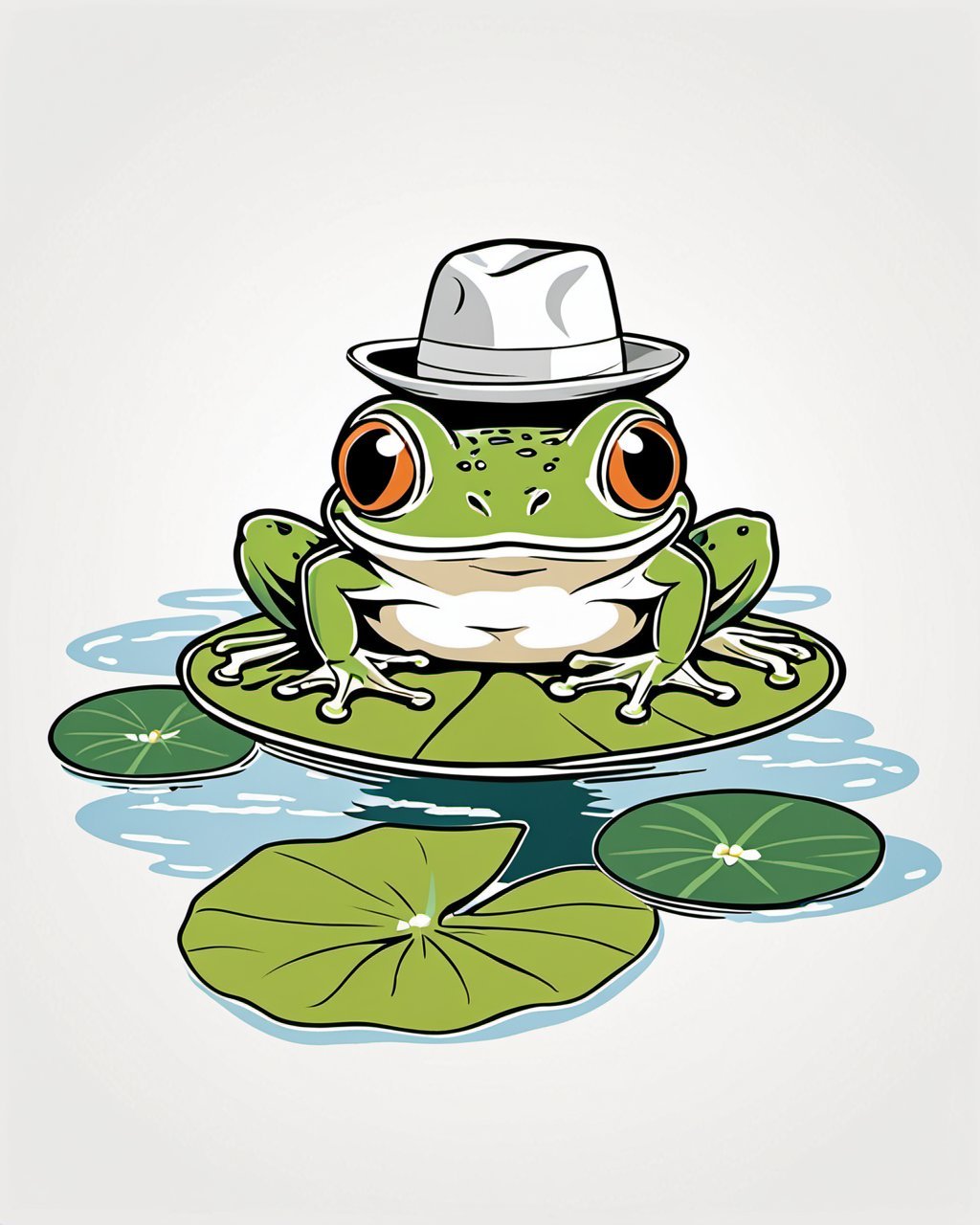 Bold Flat Frog Pop Art product image (3)