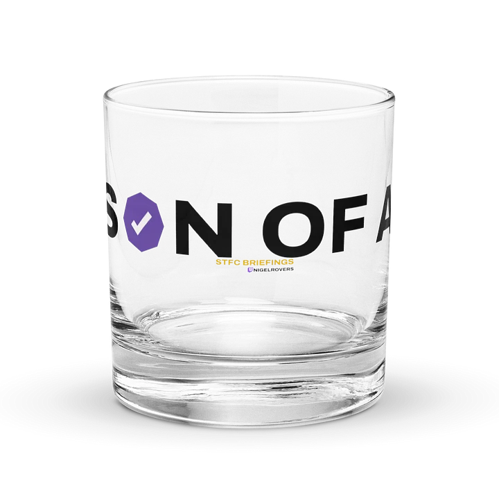 STFC Briefings SON OF A Collection Rock Glass product image (1)
