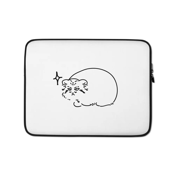 Grumpy Manul - Laptop Sleeve product image (1)
