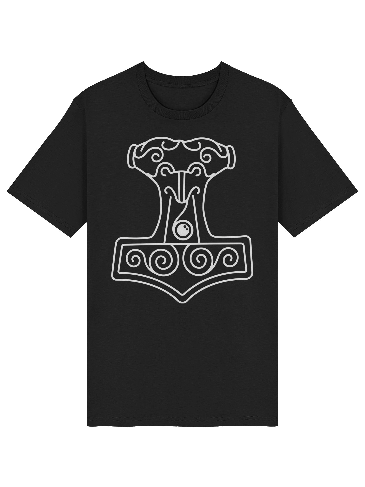 White Mjolnir - Młot Thora - koszulka unisex z bawełny organicznej product image (18)