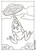 colouring page : mushroom chute