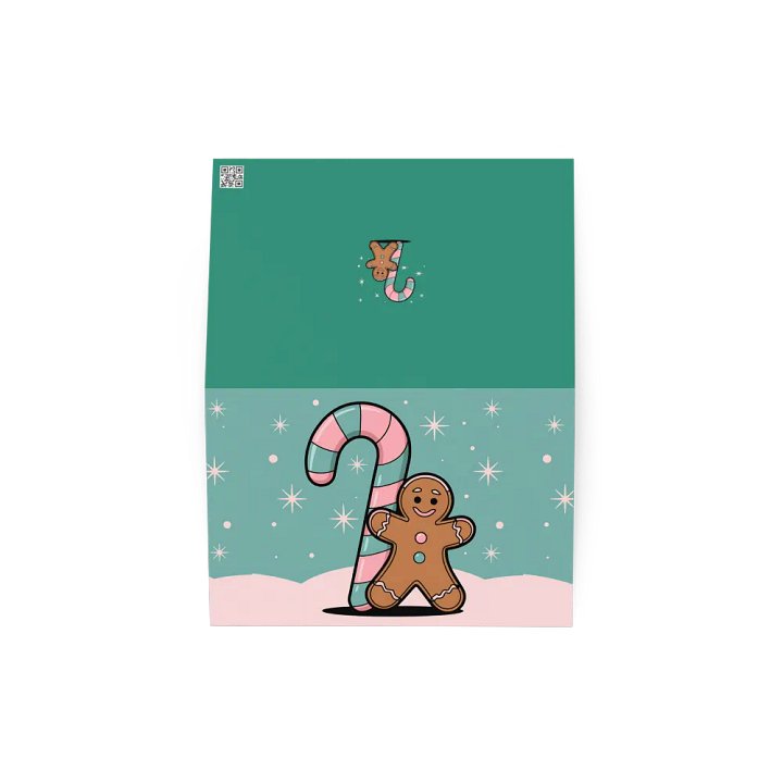 Festive Candy Cane & Gingerbread Holiday Collection Greetings product image (4)