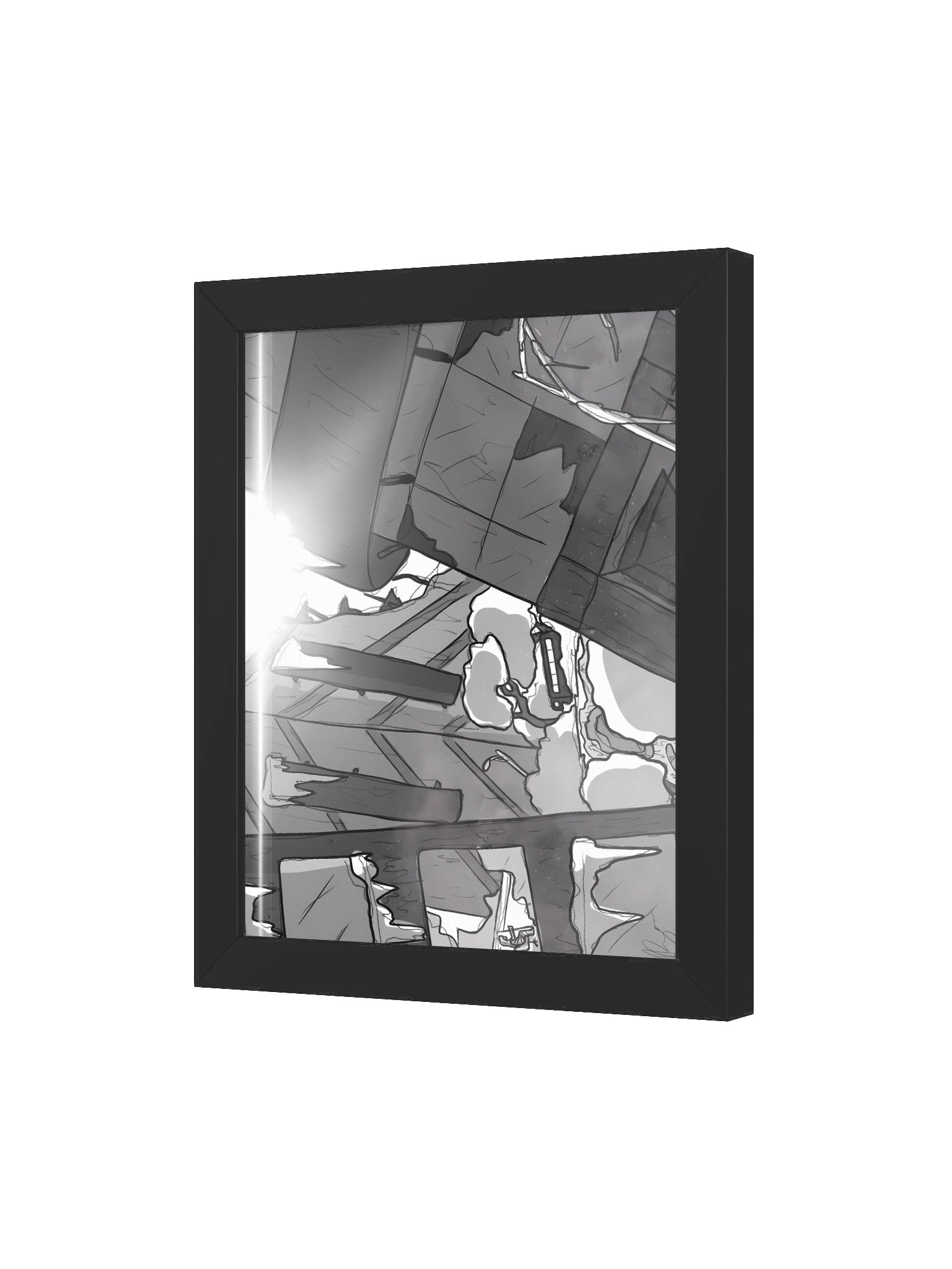 Silence — Framed Print product image (34)