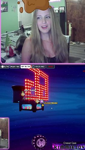 #kimmiejoy88 on #Twitch | @kimberlymauro275 - #kimmiejoy88 on #Twitch | Poop Hat! | Dripping Down My Face...................