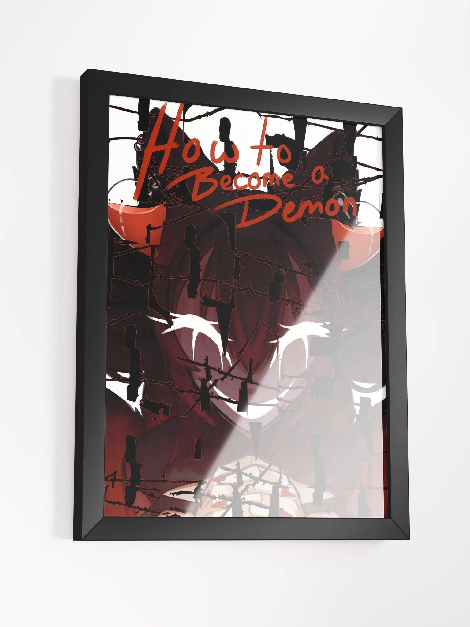 Gerahmtes How to become a Demon - Poster / 4 verschiedene Größen product image (3)