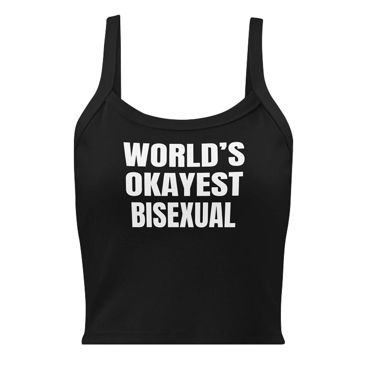 World's Okayest Bisexual Tank product image (1)