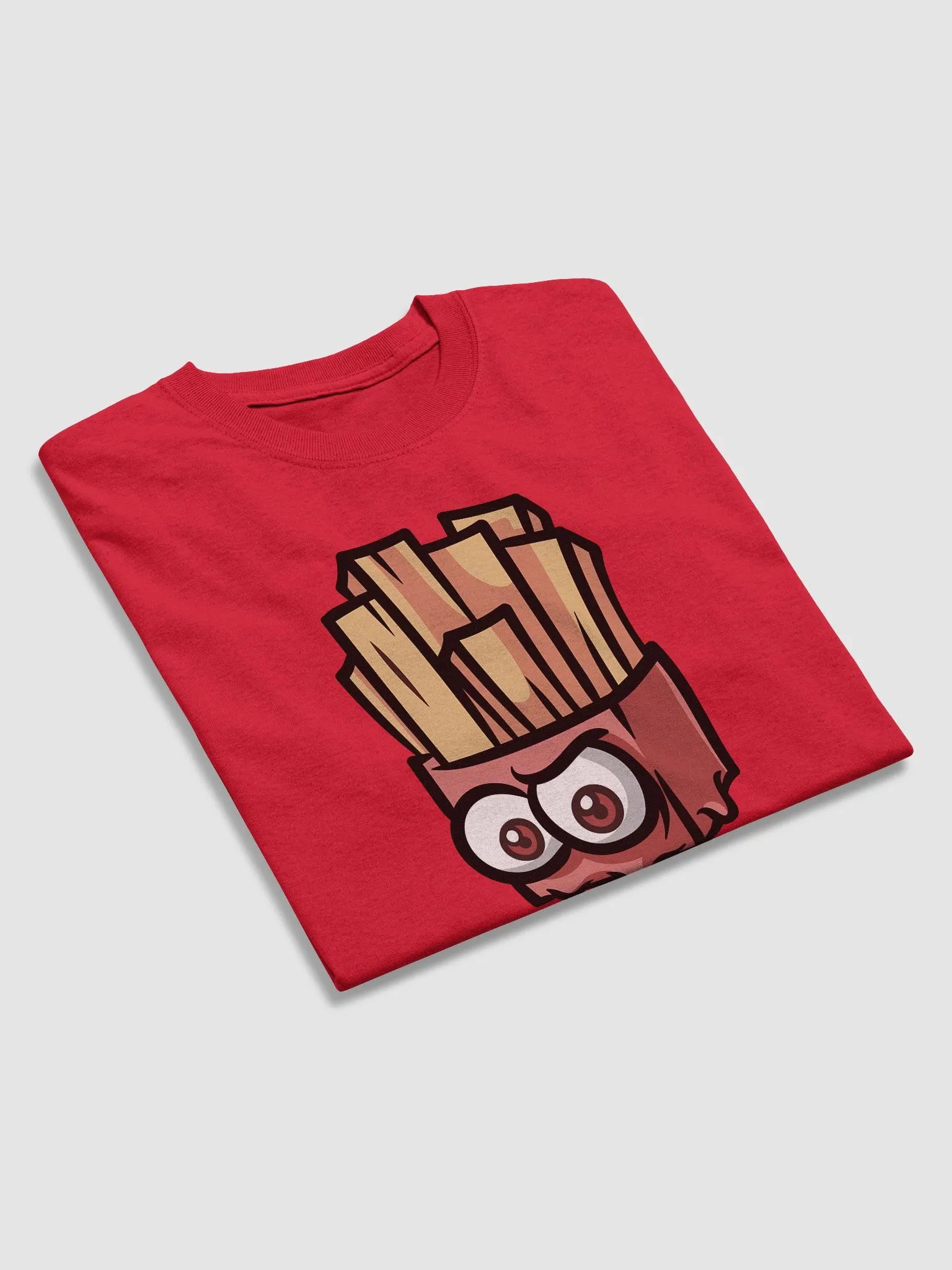 French Fry Monster Heavyweight T-shirt product image (3)