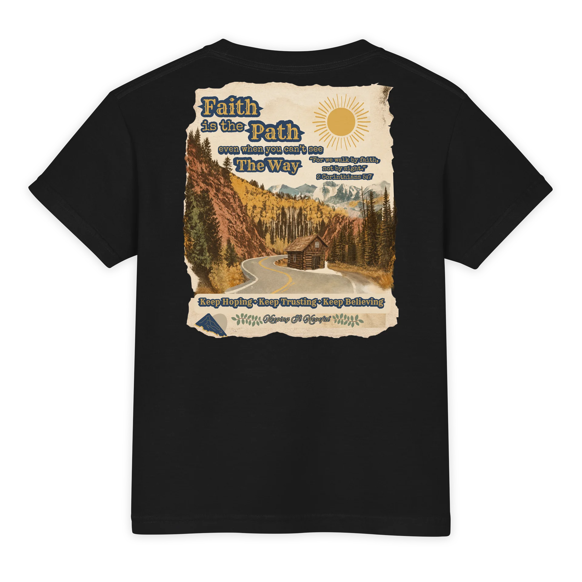 Boys' Faith Is the Path Garment-Dyed Heavyweight T-Shirt product image (1)