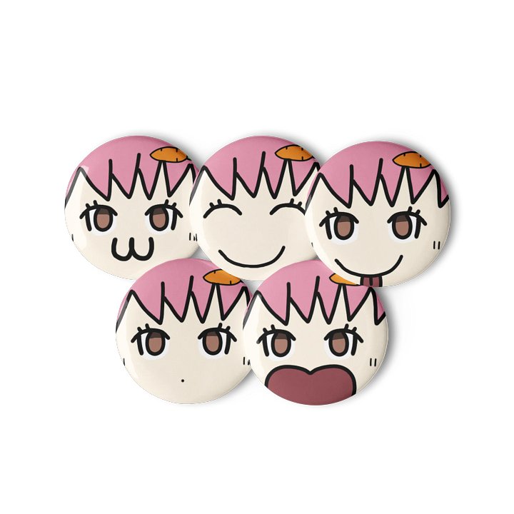 This Wonderful World Birthday 2025 Celebration - Cooky Usagida 5 Pack Buttons product image (3)