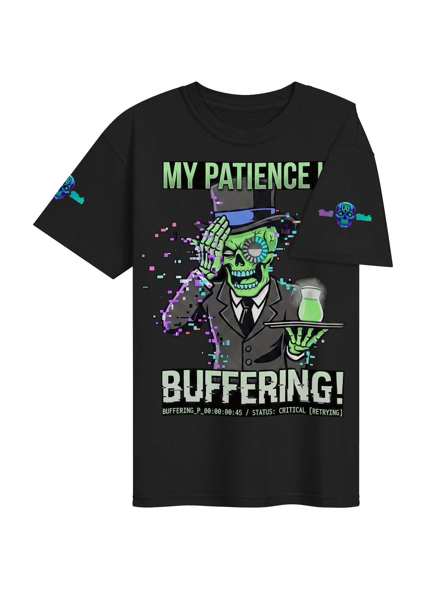 "Patience Is Buffering" Premium Graphic Tee product image (3)
